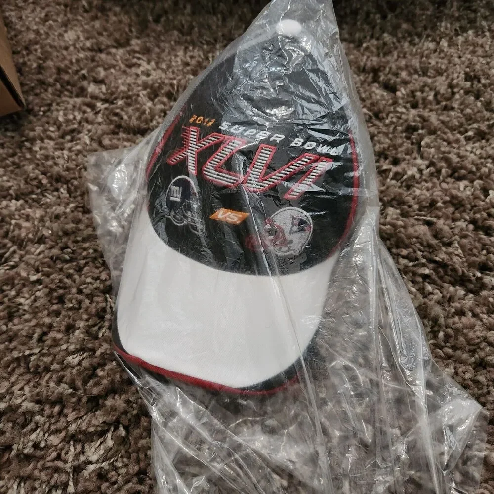 NY Giants Vs Patriots 2012 Superbowl Stadium Exclusive Hat Cap Limited Edition